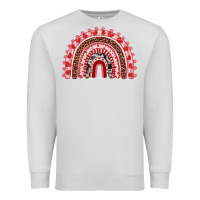 Dove Grey valentines day rainbow Premium Sweatshirt - RanaPortraitStore