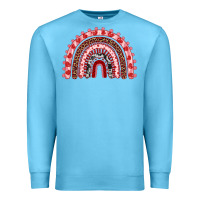 Ocean Blue valentines day rainbow Premium Sweatshirt - RanaPortraitStore