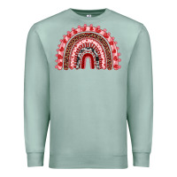 Seafoam valentines day rainbow Premium Sweatshirt - RanaPortraitStore