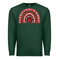 Sports Green valentines day rainbow Premium Sweatshirt - RanaPortraitStore