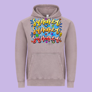 Summer Summer Summer Vintage Hoodie Designed By Cowhidedigitalart