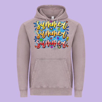 Summer Summer Summer Vintage Hoodie Designed By Cowhidedigitalart