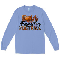 Colony Blue Fall Family Football Long Sleeve Tee - LillyAllenDesigns