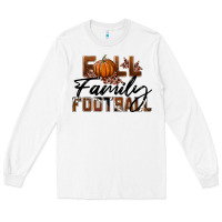 White Fall Family Football Long Sleeve Tee - LillyAllenDesigns