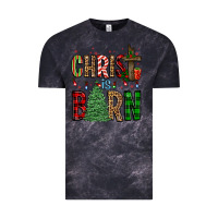 Cloud Black christ is born Vintage Tee - FaDigitalArtStudio