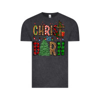 Vintage Black christ is born Vintage Tee - FaDigitalArtStudio