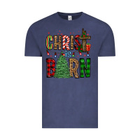 Vintage Denim christ is born Vintage Tee - FaDigitalArtStudio