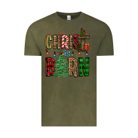 Vintage Olive christ is born Vintage Tee - FaDigitalArtStudio