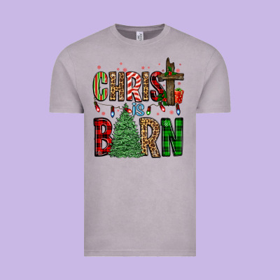 Christ Is Born Vintage Tee Designed By Fadigitalartstudio