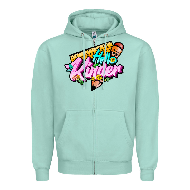 Hello Kinder Zipper Hoodie by JahusDesignShop | Teevron