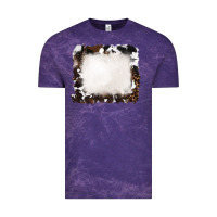 Cloud Purple cowhide frames background Vintage Tee - RanaPortraitStore