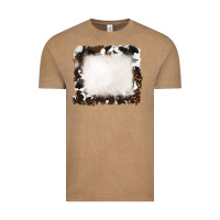 Vintage Coffee cowhide frames background Vintage Tee - RanaPortraitStore