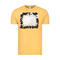 Vintage Mustard cowhide frames background Vintage Tee - RanaPortraitStore