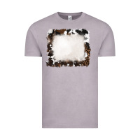 Vintage Zinc cowhide frames background Vintage Tee - RanaPortraitStore