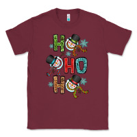 Burgundy ho ho ho Classic Tee - OliviaCreatesArt