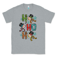 Heather Grey ho ho ho Classic Tee - OliviaCreatesArt