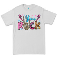 Dove Grey you rock valentine's day olivia Premium Tee - OliviaCreatesArt