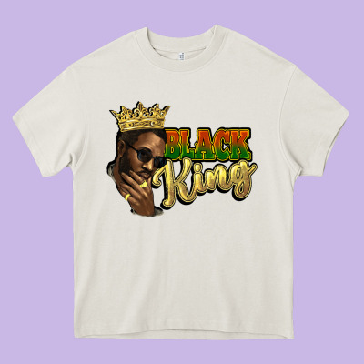 Black King Heavy Core Tee Designed By Howdyjamesfarm
