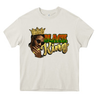 Cream Black king Heavy Core Tee - HowdyJamesFarm
