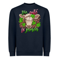 Navy too cute to pinch charolais calf Heavyweight Sweatshirt - RanaPortraitStore