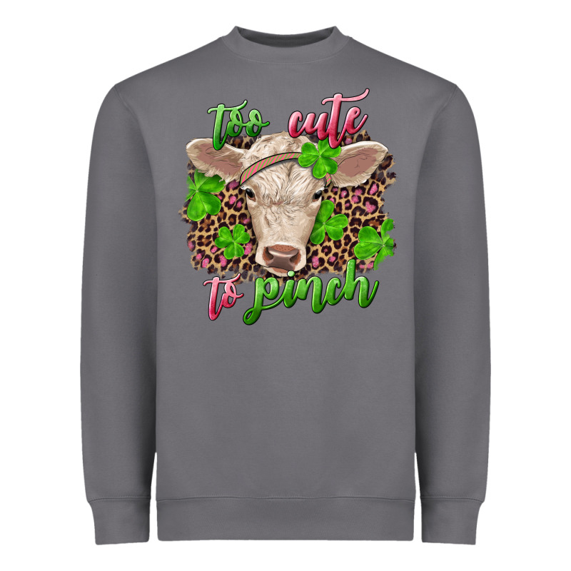 Too Cute To Pinch Charolais Calf Heavyweight Sweatshirt by RanaPortraitStore | Teevron