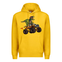 Lemon monster truck and t rex dinosaur Premium Hoodie - Artiststas