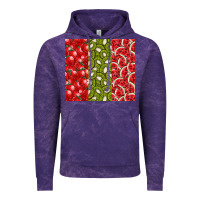 Cloud Purple summer fruits Vintage Hoodie - CowhideDigitalArt