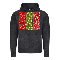 Vintage Black summer fruits Vintage Hoodie - CowhideDigitalArt