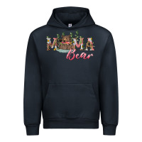 Navy Mama bear with daisy Urban Hoodie - RanaPortraitStore