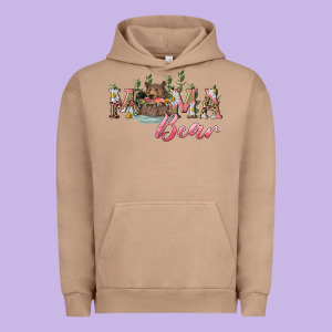 Mama Bear With Daisy Urban Hoodie Designed By Ranaportraitstore