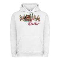 Pigment Lunar Rock Mama bear with daisy Urban Hoodie - RanaPortraitStore