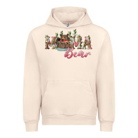 Sandshell Mama bear with daisy Urban Hoodie - RanaPortraitStore