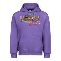 Tulip Mama bear with daisy Urban Hoodie - RanaPortraitStore