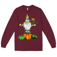 Burgundy Scracrow Long Sleeve Tee - CowhideDigitalArt
