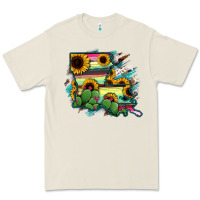 Louisiana Map Sunflower Cactus Serape Premium Tee | Teevron