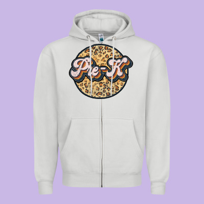 Pre K Zipper Hoodie Designed By Jahusdesignshop