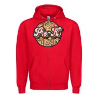 Red pre k Zipper Hoodie - JahusDesignShop