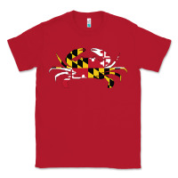 Red Maryland Crab State Pride Flag Classic Tee - maiPhamDesign