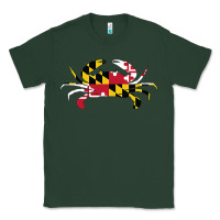 Sports Green Maryland Crab State Pride Flag Classic Tee - maiPhamDesign
