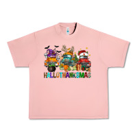 Salmon hallothanksmas trucks Urban Heavy Tee - FaDigitalArtStudio