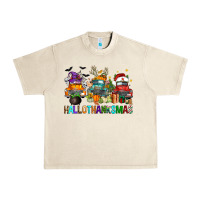 Sandshell hallothanksmas trucks Urban Heavy Tee - FaDigitalArtStudio