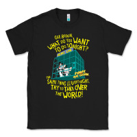 Black Pinky and the Brain The World Classic Tee - maiPhamDesign