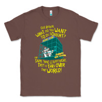 Chestnut Pinky and the Brain The World Classic Tee - maiPhamDesign
