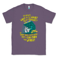 Lavender Pinky and the Brain The World Classic Tee - maiPhamDesign