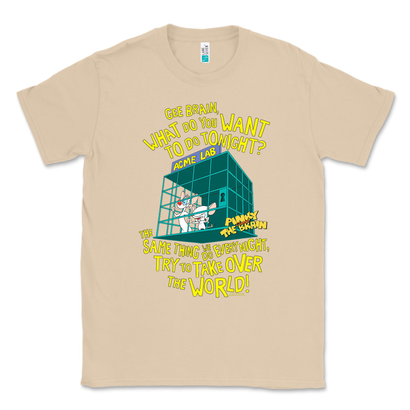 Pinky And The Brain The World Classic Tee by maiPhamDesign | Teevron