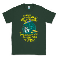 Sports Green Pinky and the Brain The World Classic Tee - maiPhamDesign