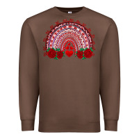 Chestnut valentines day rainbow with roses Premium Sweatshirt - RanaPortraitStore
