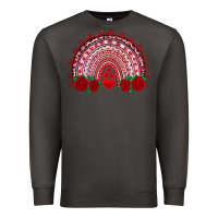 Smoke valentines day rainbow with roses Premium Sweatshirt - RanaPortraitStore