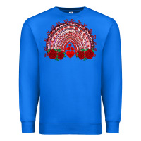 True Royal valentines day rainbow with roses Premium Sweatshirt - RanaPortraitStore