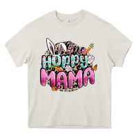 Cream One hoppy mama Easter Day Heavy Core Tee - CowGirlArtShop